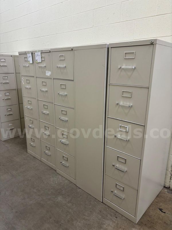 Used Five Drawer Vertical Filing cabinet