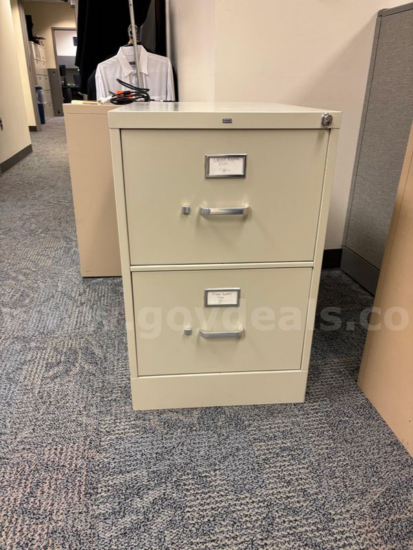 Used Two Drawer Lateral Filing Cabinet