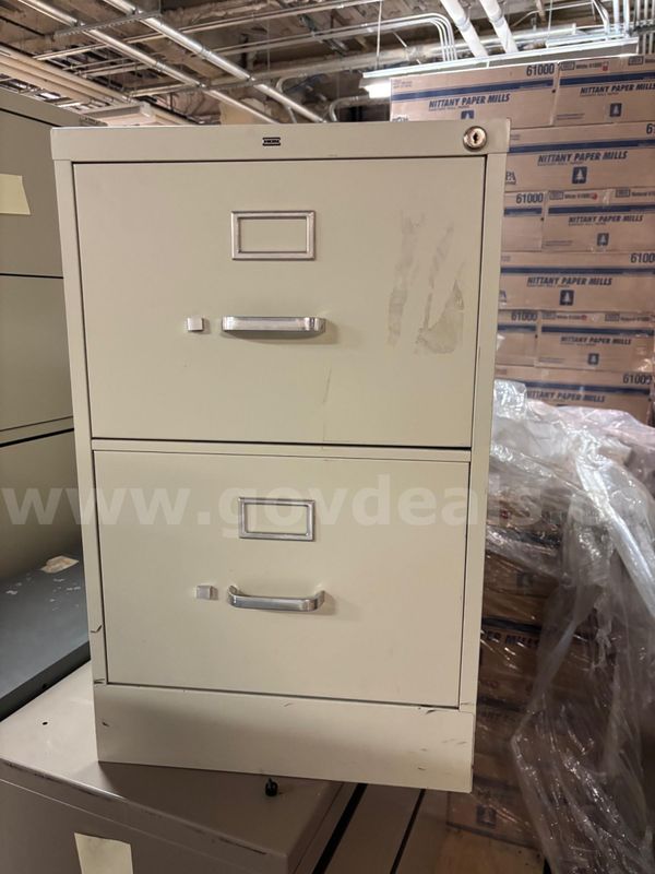 Used Two Drawer Vertical File Cabinet