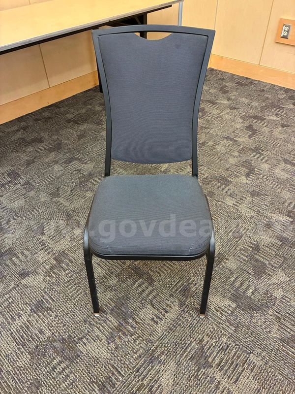 Event chairs, black fabric - Lot of 20 chairs (Lot 5 of 14)