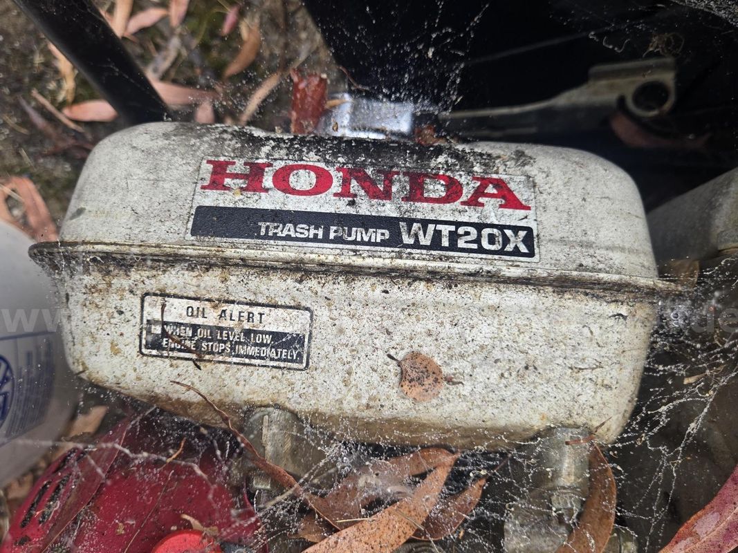 Lot of Two (2) Honda WT20X Trash Pumps – Untested / Condition Unknown