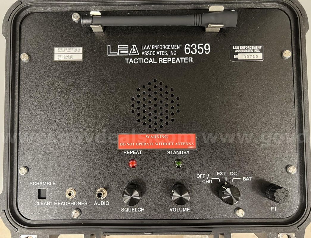 Lot #2 - LEA 6359 Law Enforcement Police Surveillance Gear