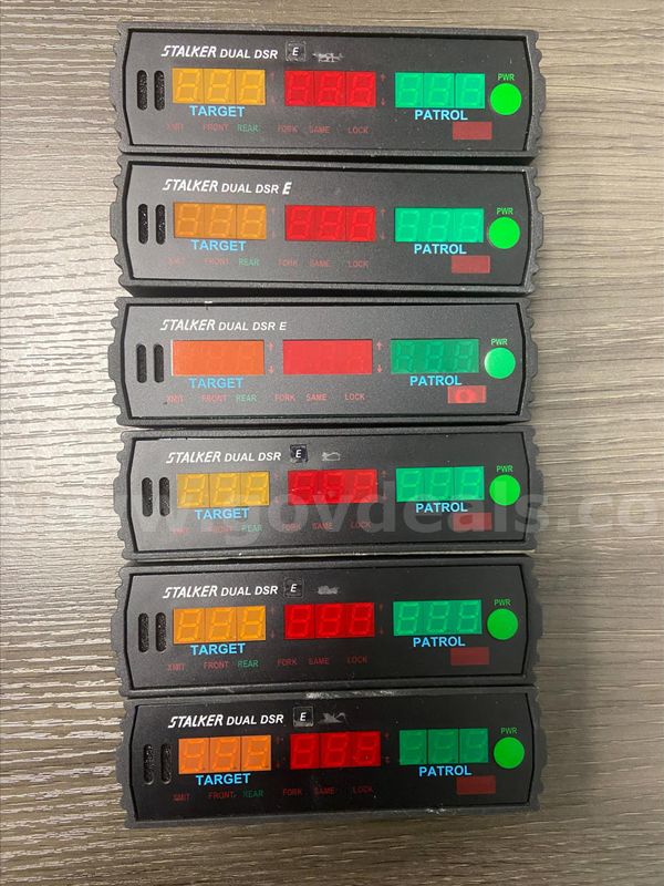 Lot of Stalker DUAL DSR-E Equipment