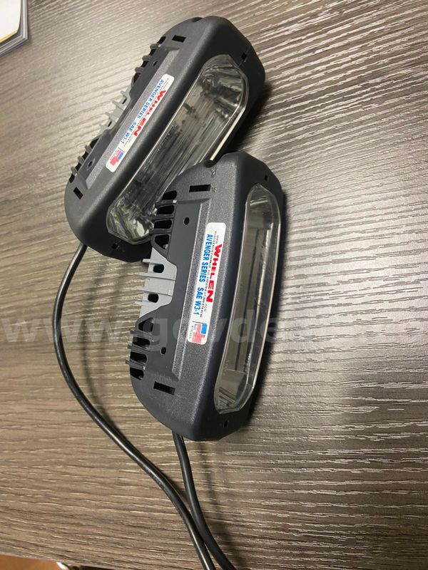 Lot of Patrol Vehicle Lighting