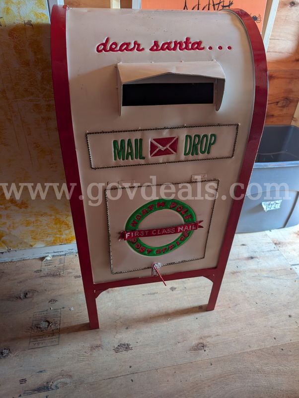 Custom Christmas "Letters to Santa" North Pole Mailbox