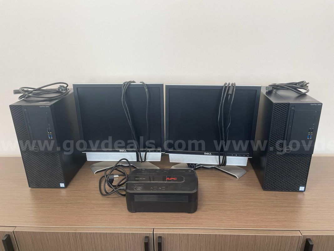 Dell Optiplex Computers and Monitors Lot 3