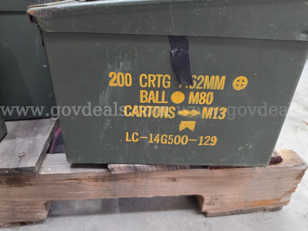 10 used ammo cans 7.62