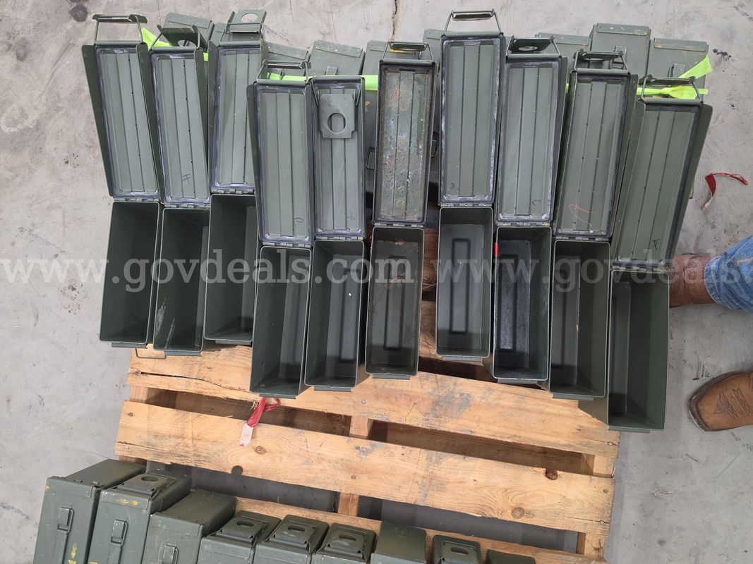 10 used ammo cans 7.62
