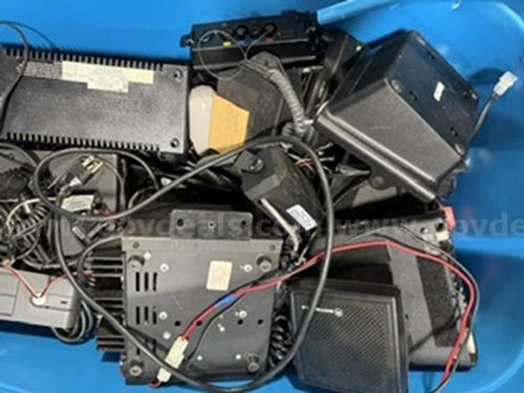 Lot of VHF and 800 mhz radios and accessories - ALL SOLD TOGETHER
