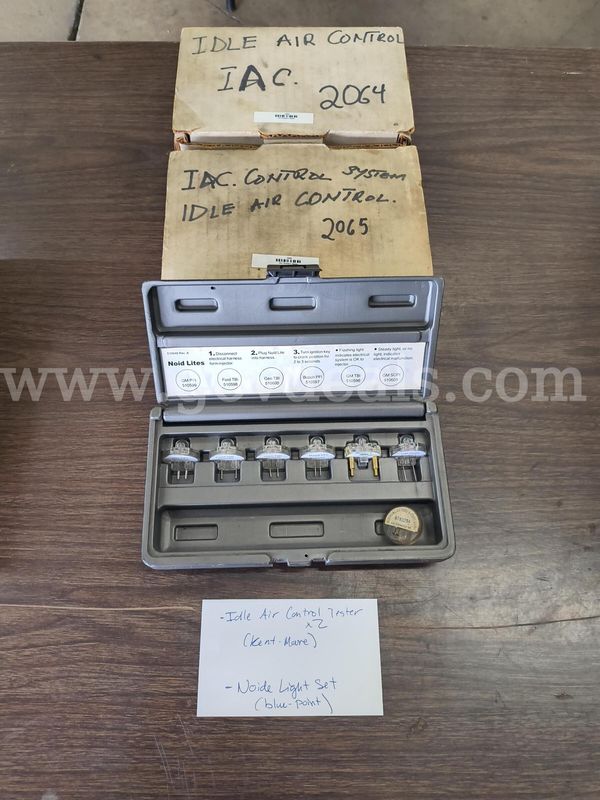 Blue-Point Noide Light Set and two (2) Kent-More Idle Air Control Testers (LOT 87).