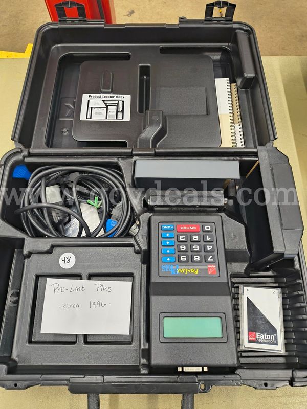 Scan tool (Pro-line Plus) HD truck application with Eaton card ( CA 1996) (LOT 48)