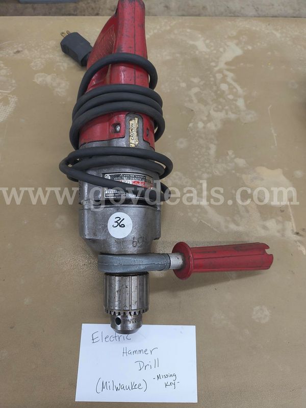 Electric Hammer Drill - Milwaukee (LOT 36)