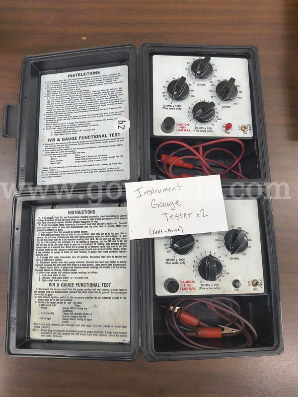 Instrument Gauge Tester's, by "Kent-Moore" (Two -2 kits) (LOT 24)