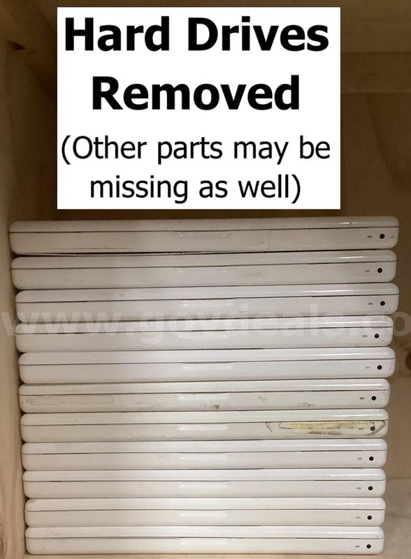 Lot of 11 Laptops: Apple MacBook A1181 (Hard Drives Removed) (425-17)