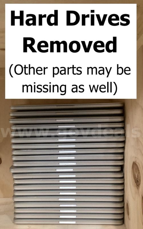 Lot of 20 Laptops: Apple MacBook Pro A1502 (Hard Drives Removed) (425-26)