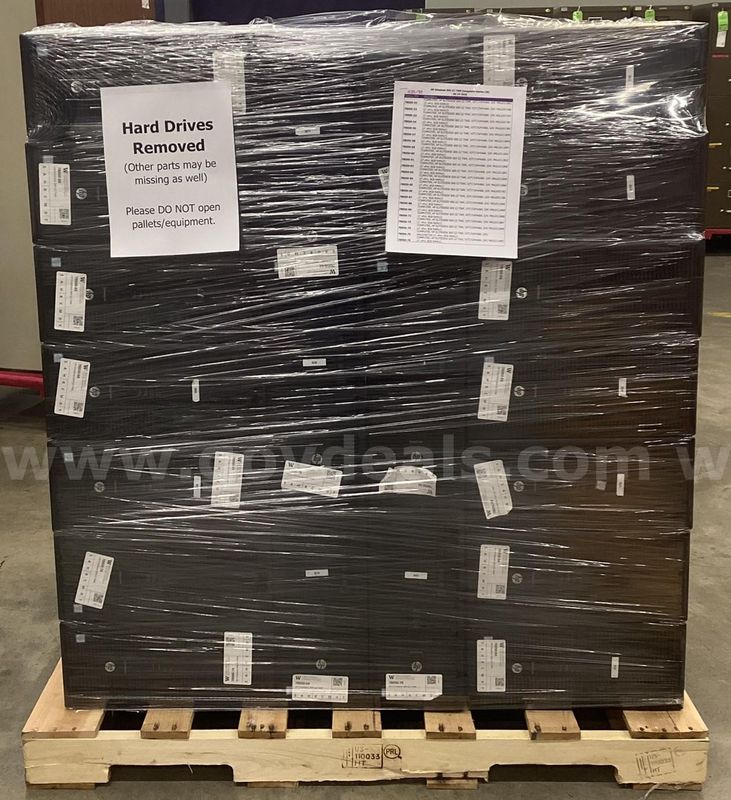 Lot of 38 Computers: HP EliteDesk 800 G2 TWR (Hard Drives Removed) (425-39)
