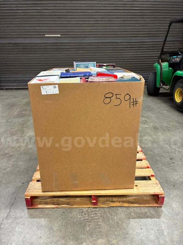 Tote of Books, Gross Weight 859 lbs. (426-24)