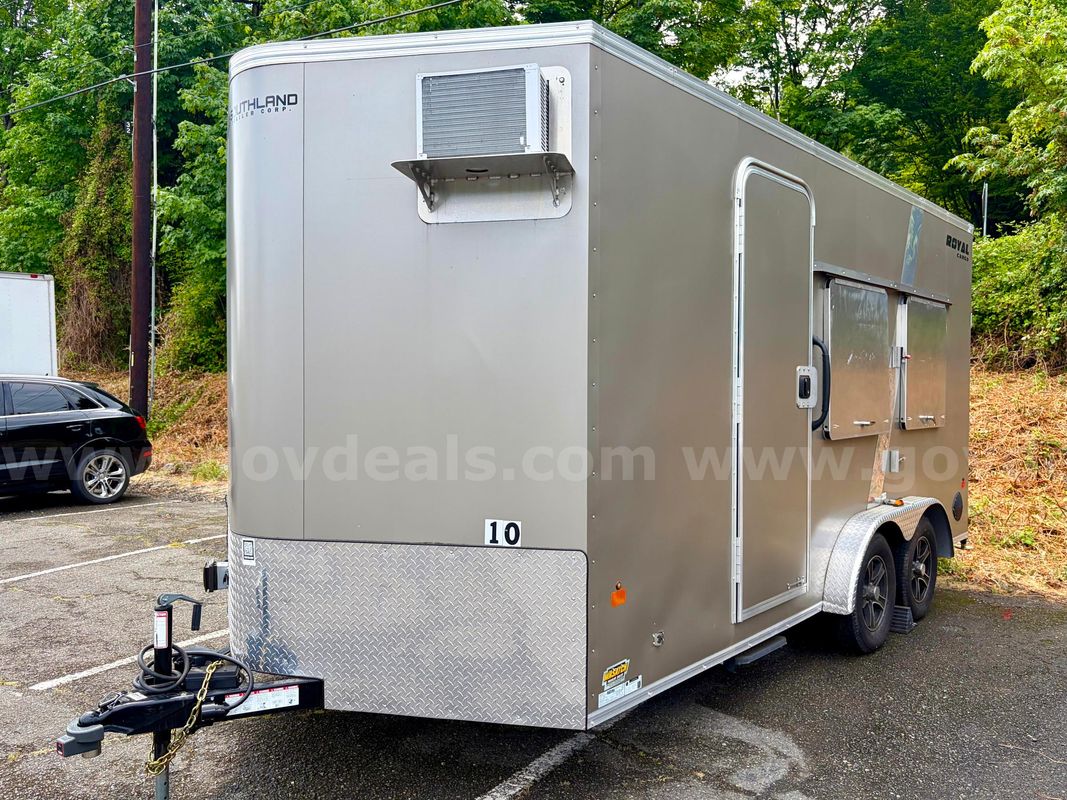 Cargo Trailer: 2022 Royal Cargo Pewter V-Nose Trailer (426-54)