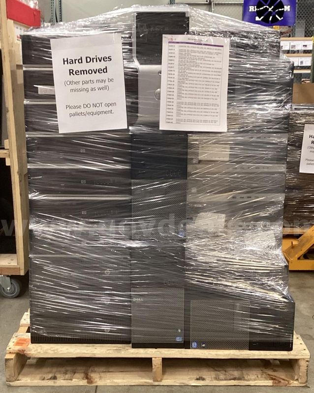 Lot of 71 Computers: iSeries Desktop (Hard Drives Removed) (427-4)