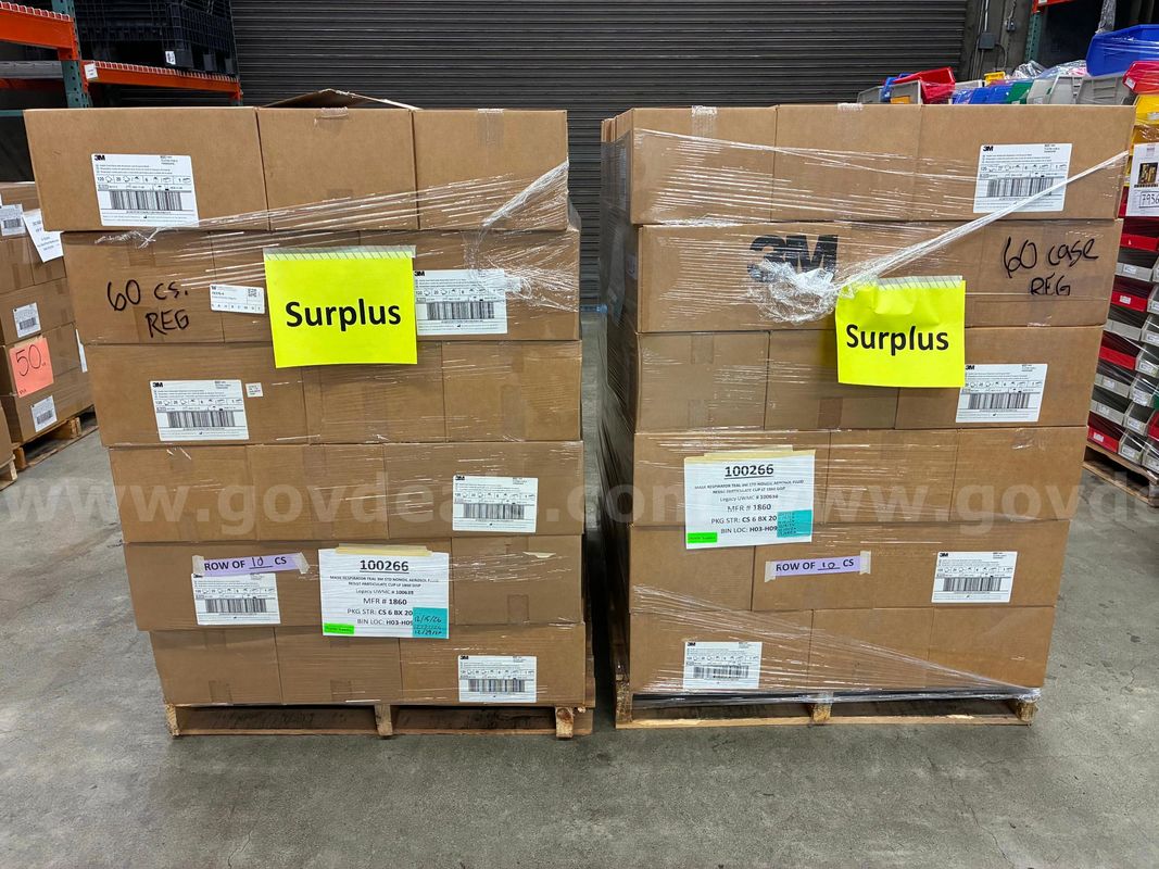 Lot of 2 Pallets of 3M N95 Masks (428-12)