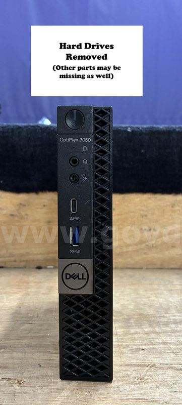 Lot of 8 Computers: Dell Optiplex Micro (Hard Drives Removed) (427-17)