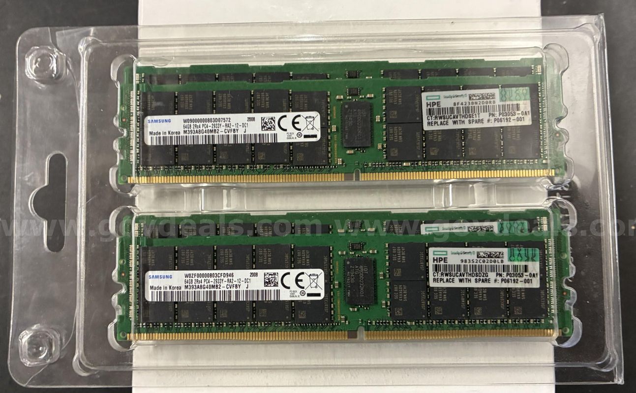 Lot of 4 RAM: Samsung 64GB DDR4 RDIMM (427-18)