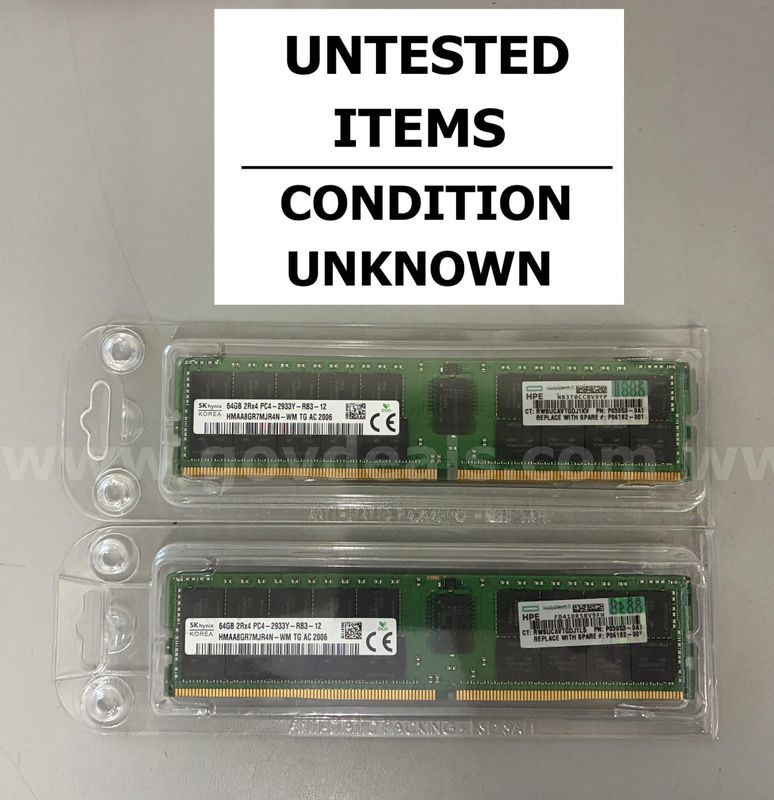 Lot of 4 RAM: SK Hynix 64GB DDR4 RDIMM (427-21)