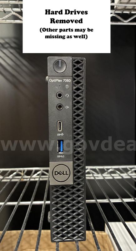 Lot of 8 Computers: Dell Optiplex Micro (Hard Drives Removed) (427-22)