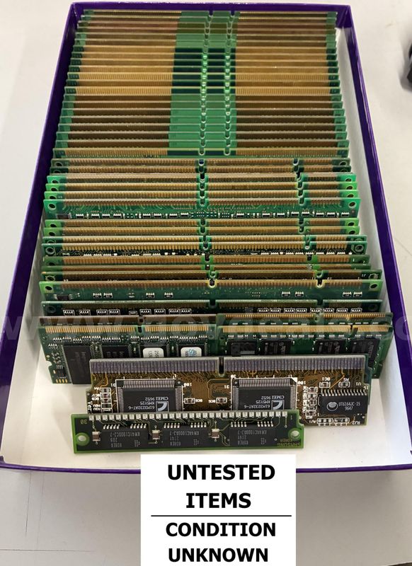 Lot of 47 RAM: Misc. Older SDRAM (427-23)