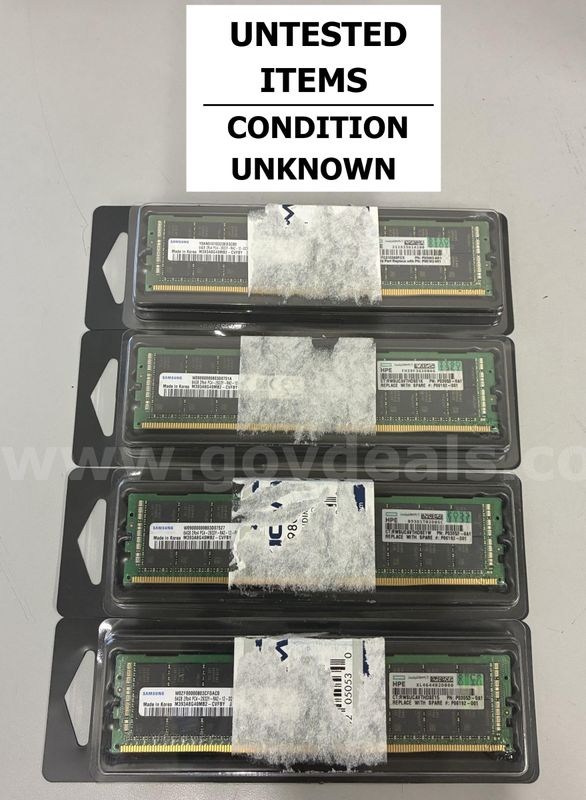 Lot of 4 RAM: Samsung 64GB DDR4 RDIMM (427-26)