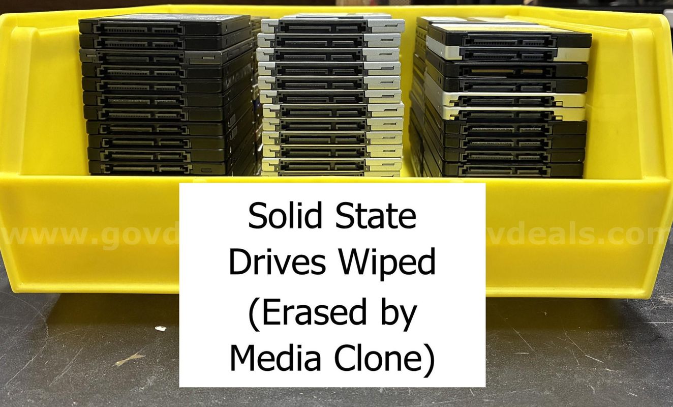 Lot of 99 Solid State Drives: 2.5" SATA Misc. (Wiped) (427-29)