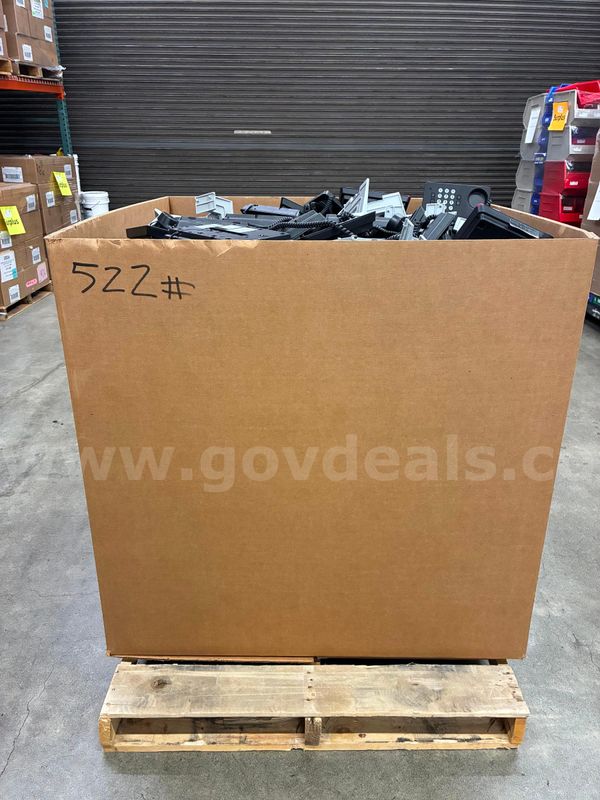 Gaylord of Misc. Desk Phones, Gross Weight 522 lbs. (428-40)