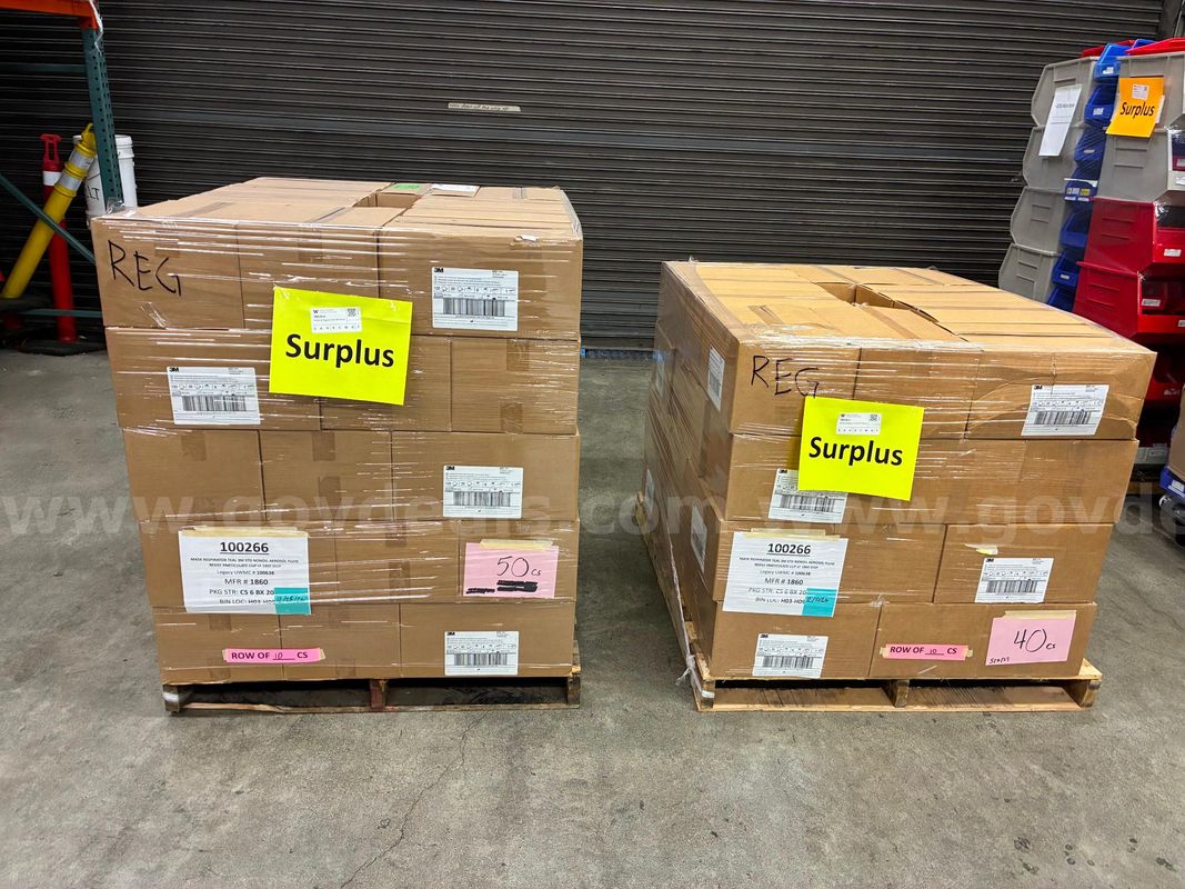 Lot of 2 Pallets of 3M N95 Masks (428-43)