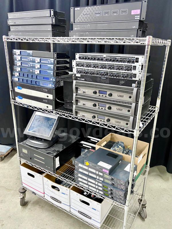 Lot of Misc. AV Equipment (428-37)