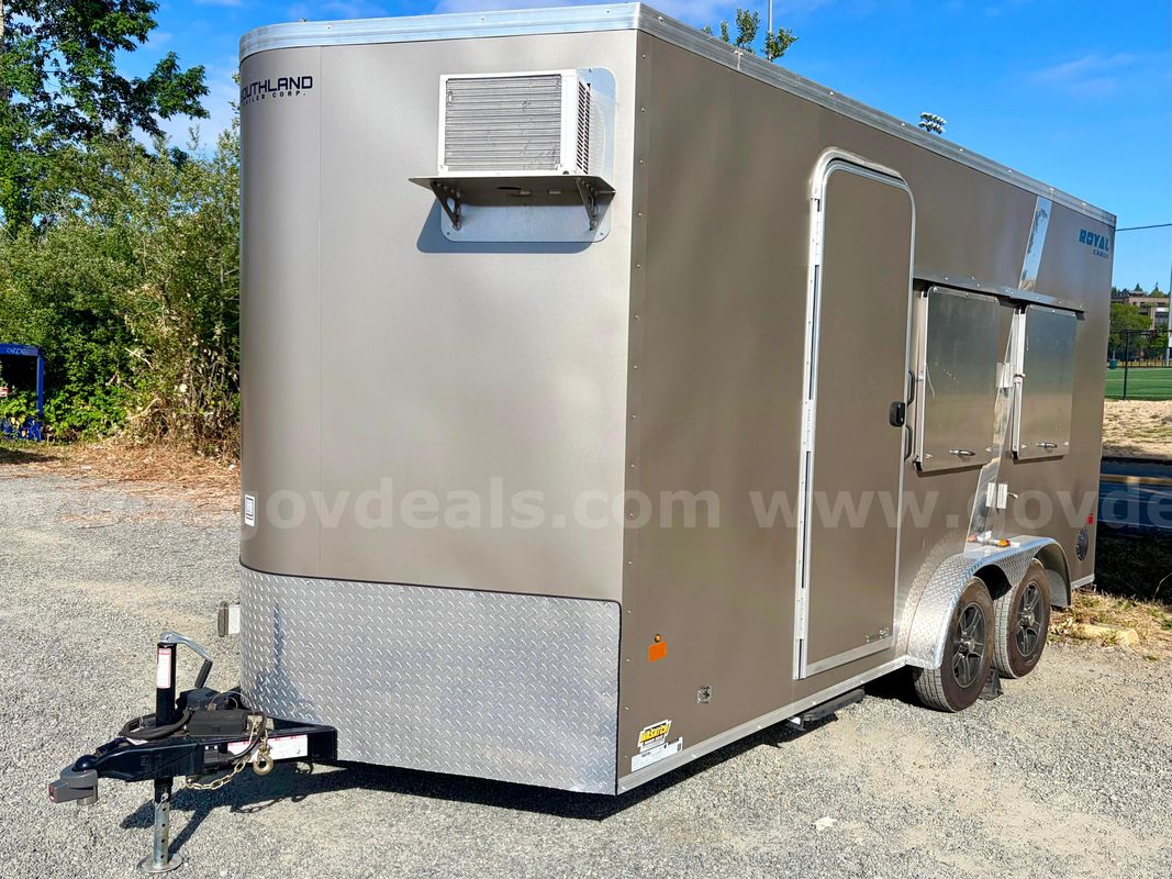 Cargo Trailer: 2021 Royal Cargo Pewter V-Nose Trailer (428-38)