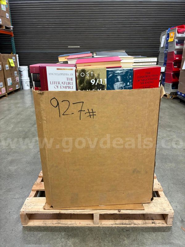 Tote of Books, Gross Weight 927 lbs. (428-47)