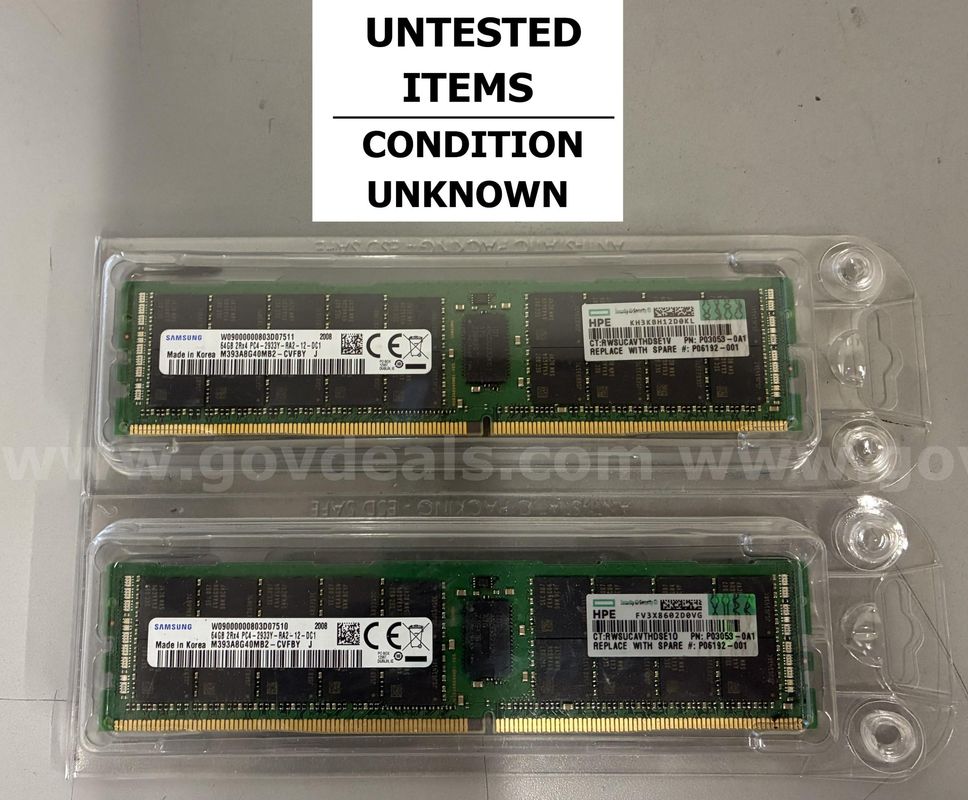 Lot of 4 RAM: Samsung 64GB DDR4 RDIMM (427-31)