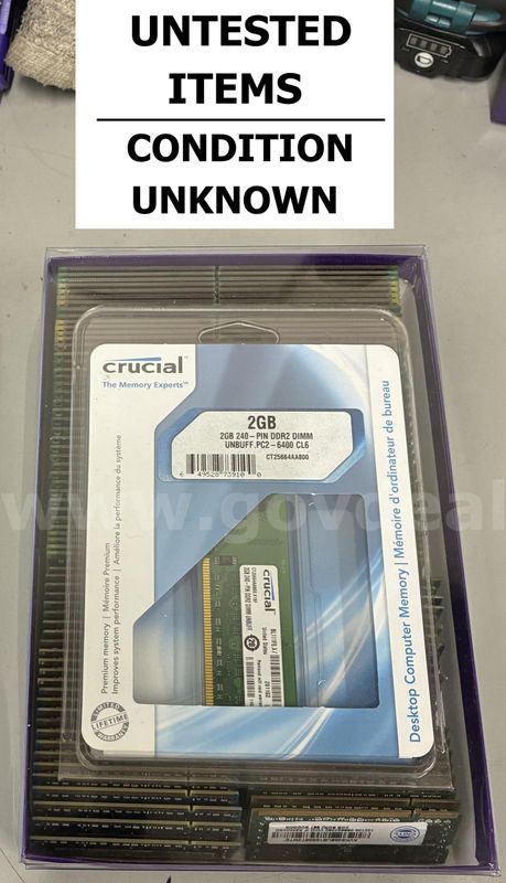 Lot of 90 RAM: Misc. DDR2 (427-33)