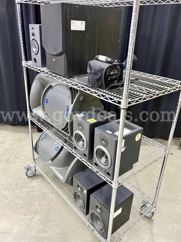 Lot of Misc. Speakers/Monitors (428-58)