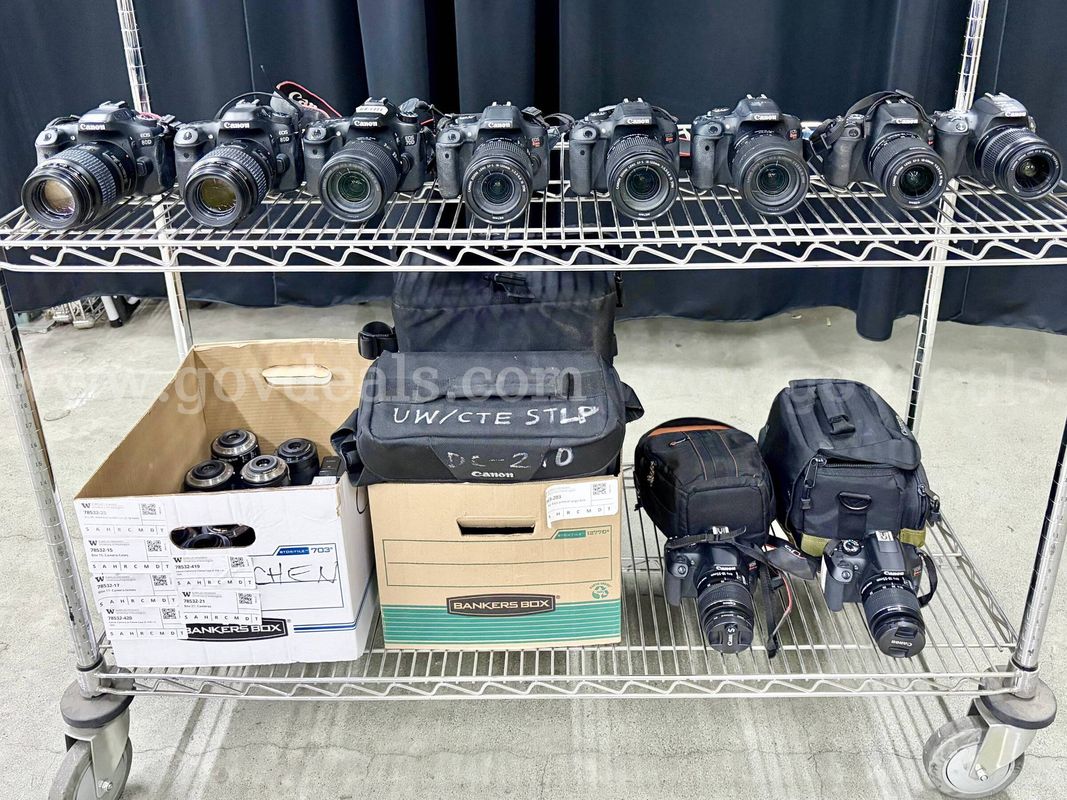 Lot of DSLR Cameras and Misc. Accessories (428-60)