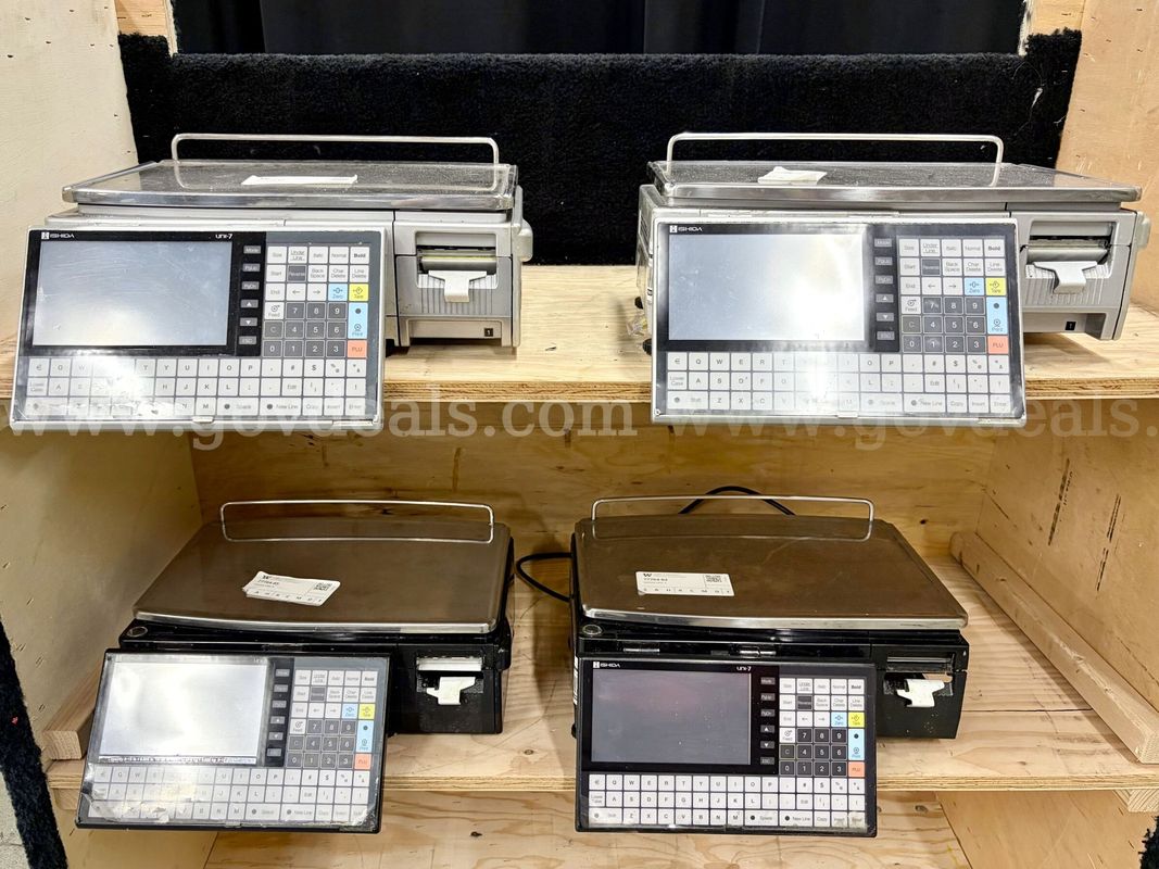 Lot of 4 Retail Scales: Ishida, Mixed Models (430-1)