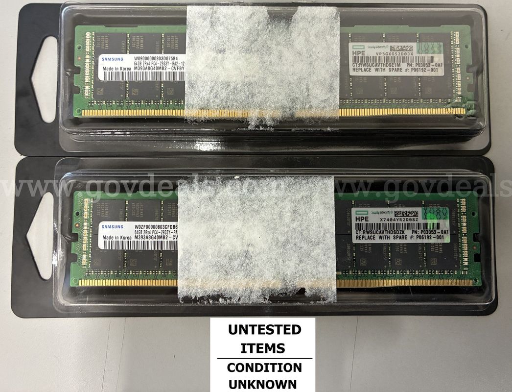 Lot of 4 RAM: Samsung 64GB DDR4 RDIMM (427-41)