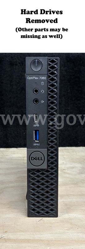 Lot of 8 Computers: Dell Optiplex Micro (Hard Drives Removed) (427-42)