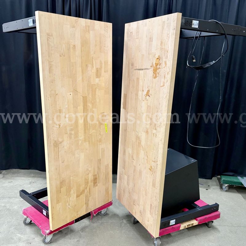 Lot of 2 6' Butcher Block Workbenches: Global Industrial (430-10)