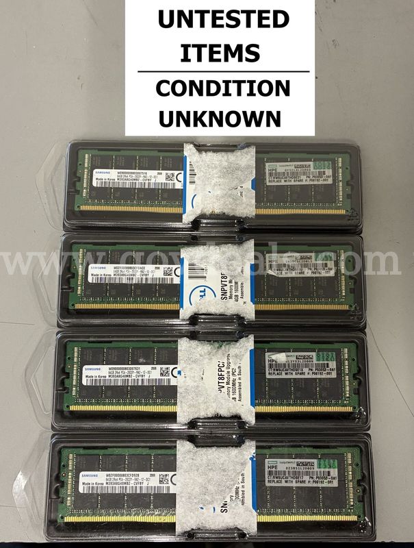 Lot of 4 RAM: Samsung 64GB DDR4 RDIMM (427-46)