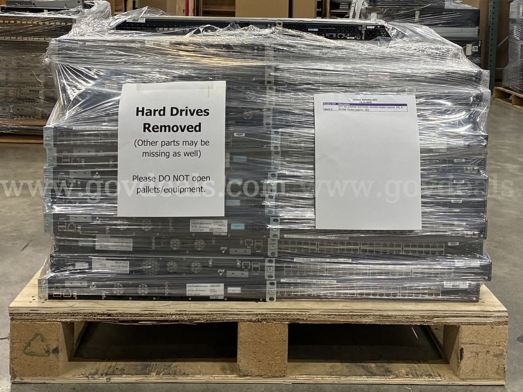 Lot of 82 Juniper Switches (Hard Drives Removed) (427-50)