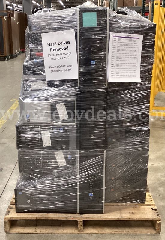 Lot of 60 Computers: Misc. iSeries (Hard Drives Removed) (429-6)