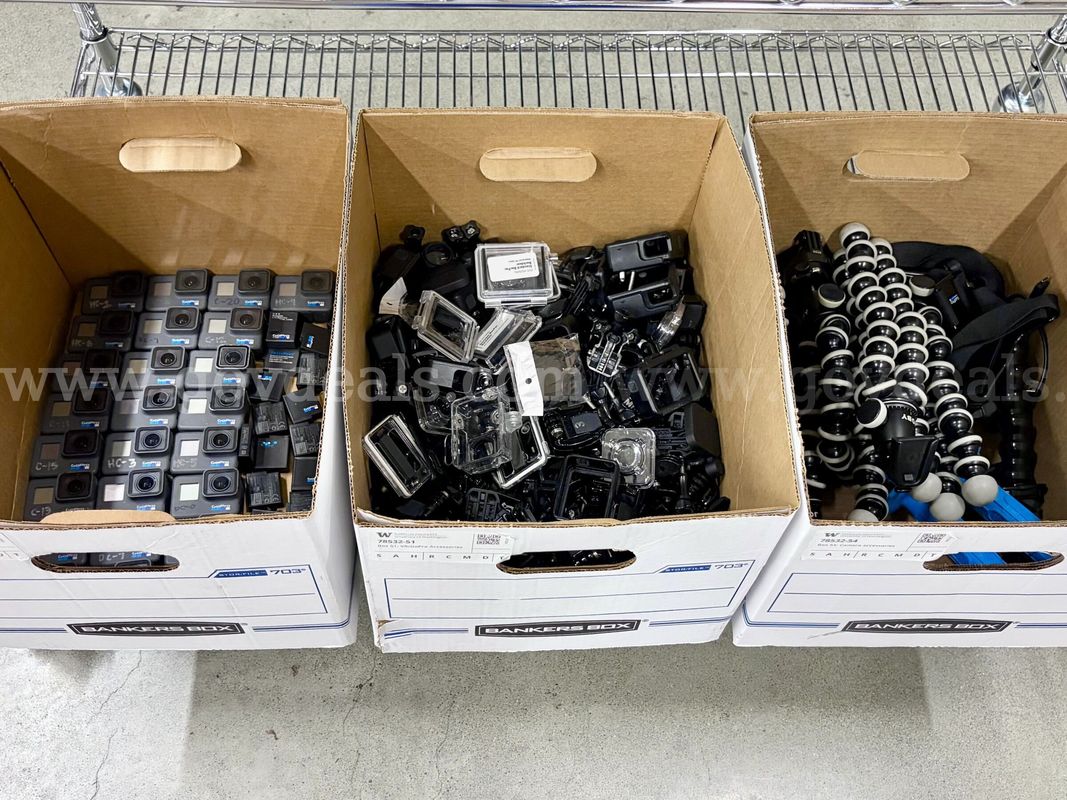 Lot of 25 GoPro Hero 6 Cameras & Accessories (430-13)