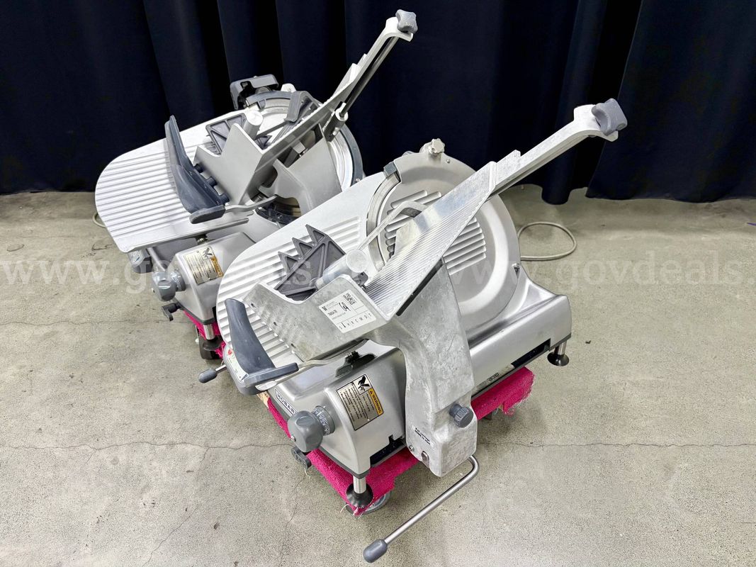 Lot of 2 Electric Food Slicers: Hobart HS9N (430-20)
