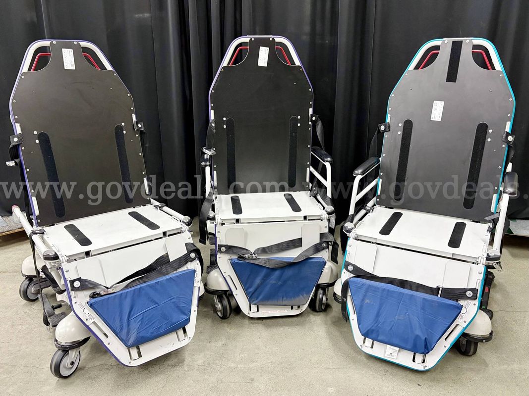 Lot of 3 Stretcher Chairs: Stryker 5050 (430-28)